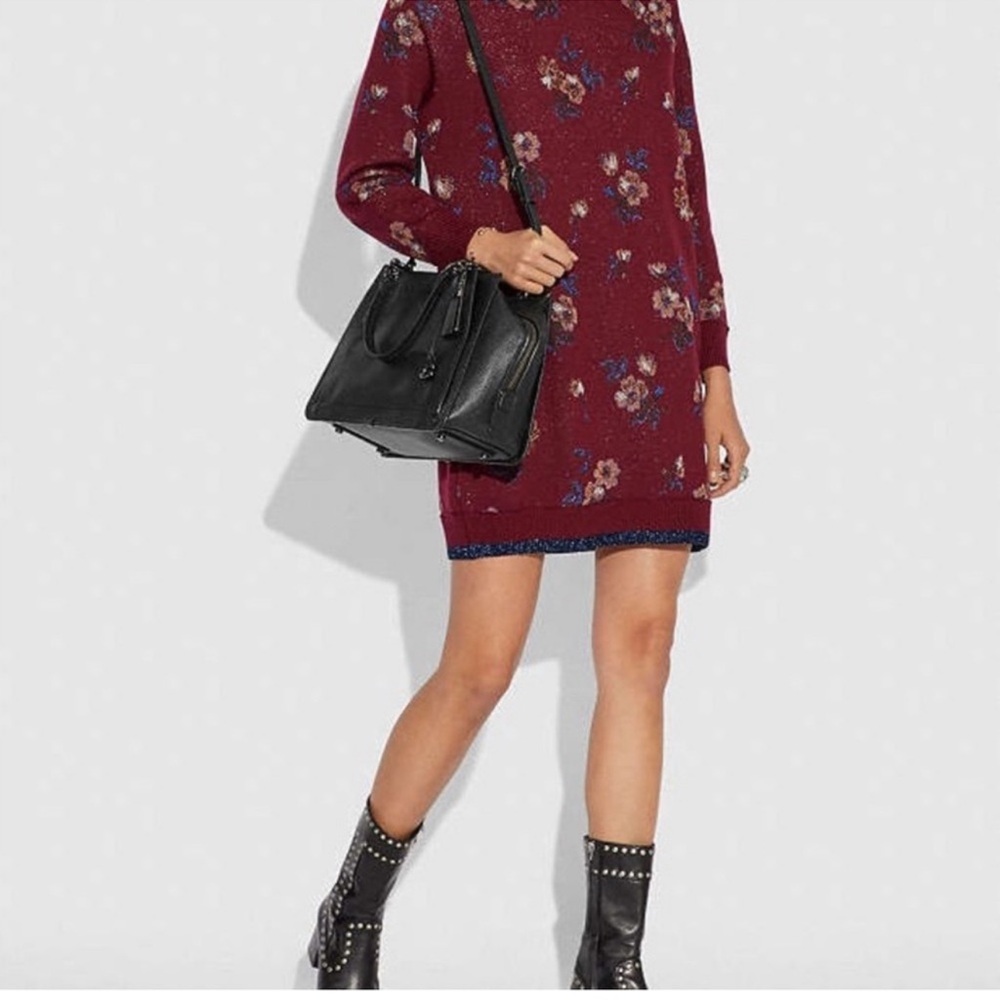 🖤Coach Dreamer Black Leather Satchel with Removable Strap 🖤 - Picture 11 of 12